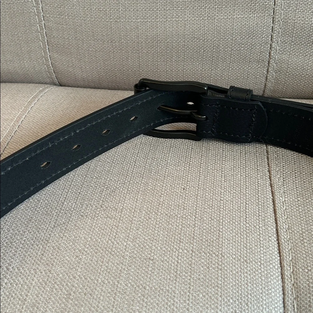 Dickies Genuine Leather Black Belt Size 38